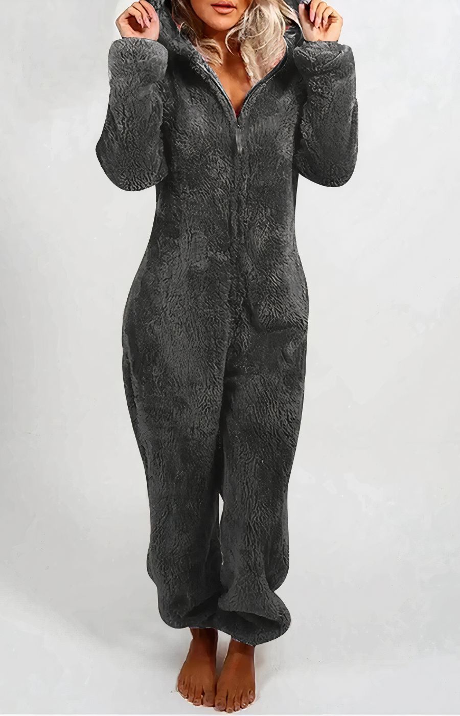 Combinaison Pyjama Femme en Polaire