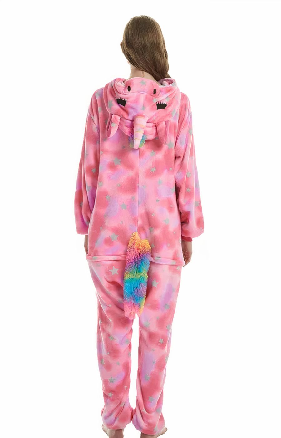 Combinaison Pyjama Pilou Licorne Femme Rose
