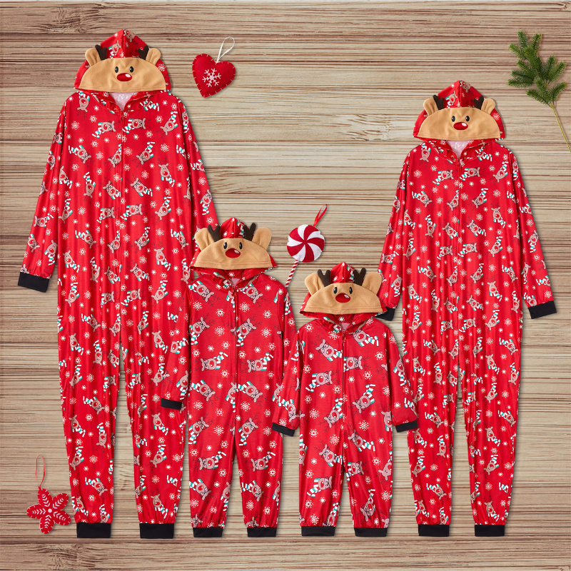 Pyjama Renne de noël assorti pour famille