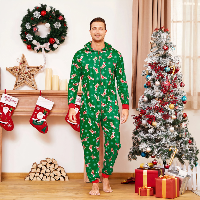 Pyjama Renne de noël assorti pour famille