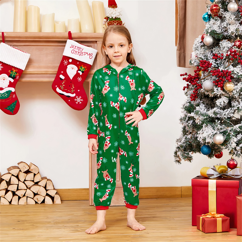 Pyjama Renne de noël assorti pour famille