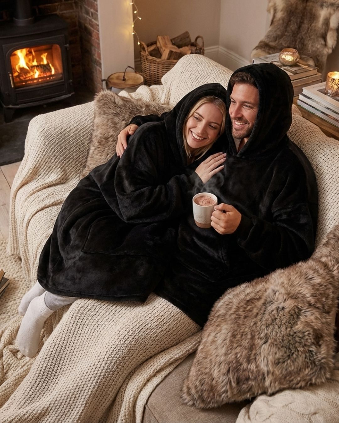 Sweat Plaid le Pull plaid noir