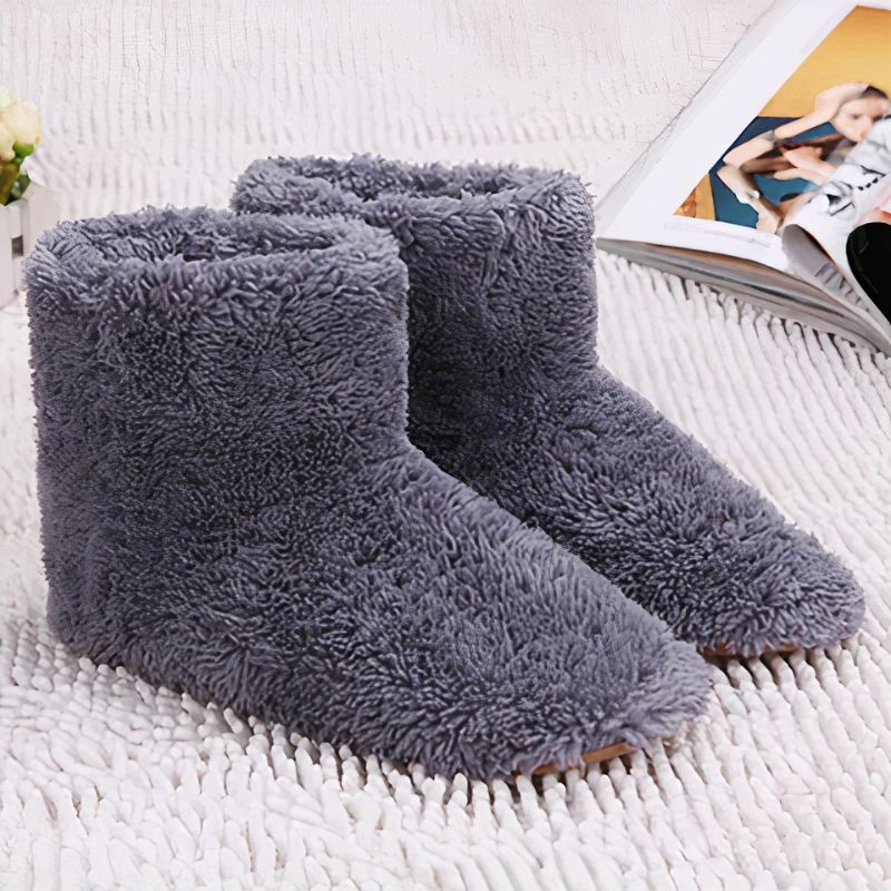 Chaussons chauffants chaud