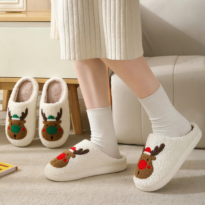 Chaussons Rennes du Père Noël Pilou