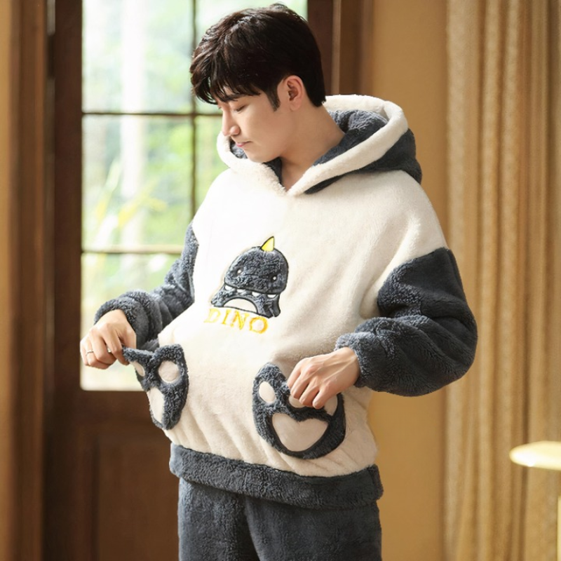 Pyjama Pilou assorti à motif dinosaure