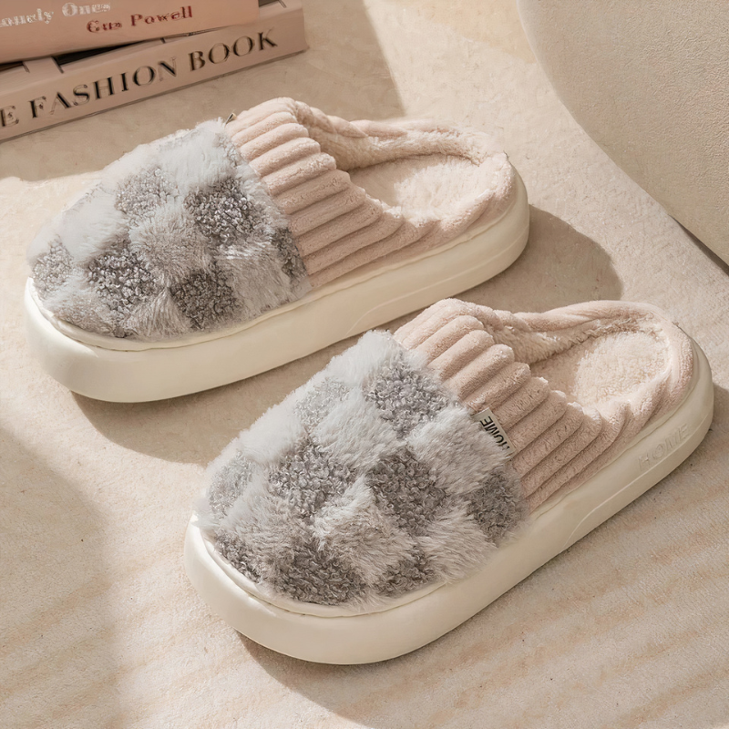 Chaussons pilou confortables tendances
