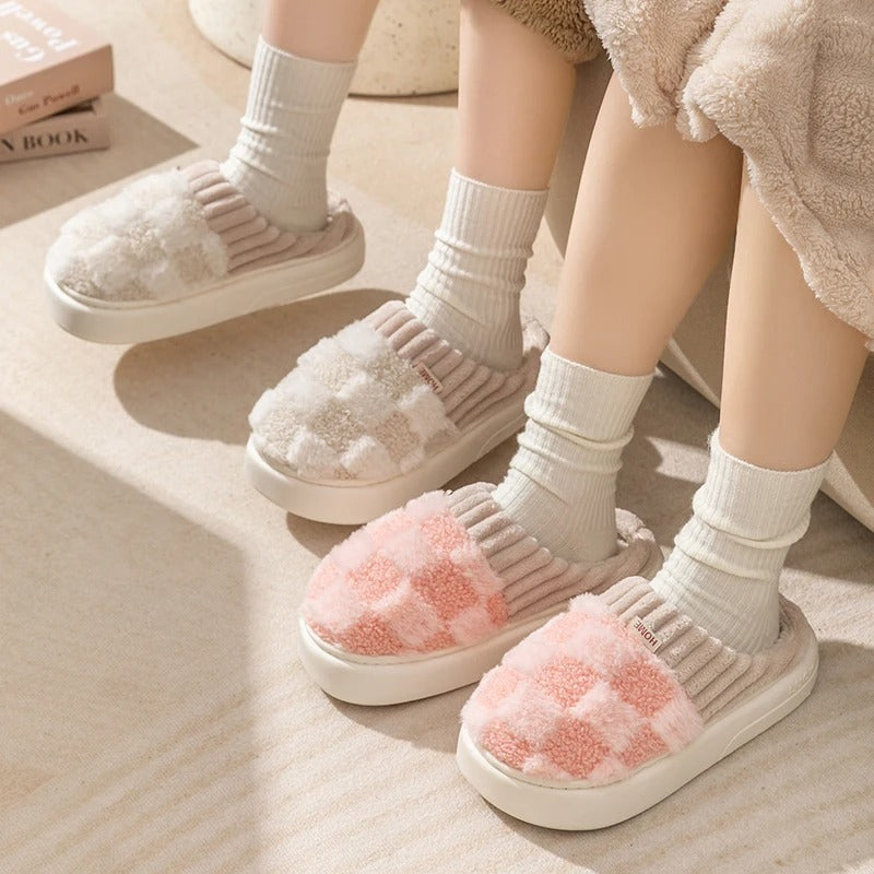 Chaussons pilou confortables tendances