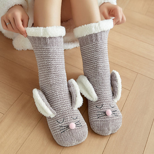 Chaussons Chaussettes lapin