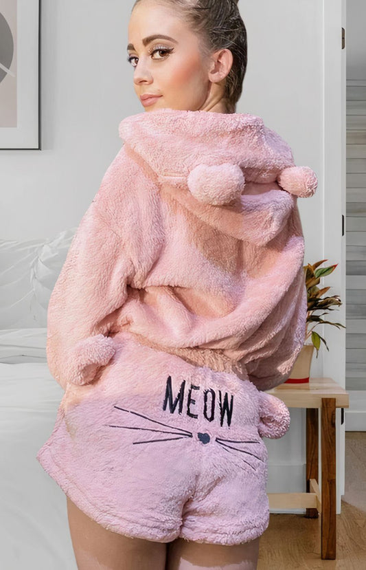 Pyjashort Femme Pilou Meow