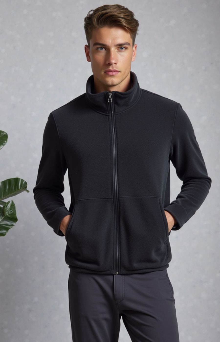 Veste polaire d'intérieur pour homme