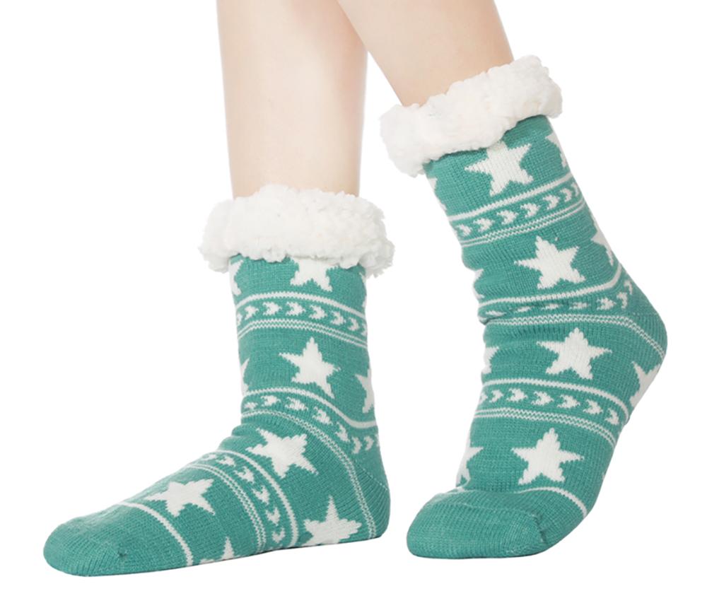 Chaussette Antidérapante Polaire Femme