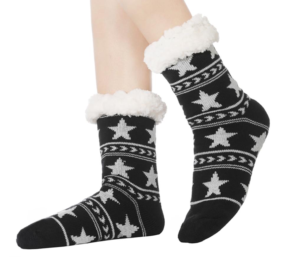 Chaussette Antidérapante Polaire Femme