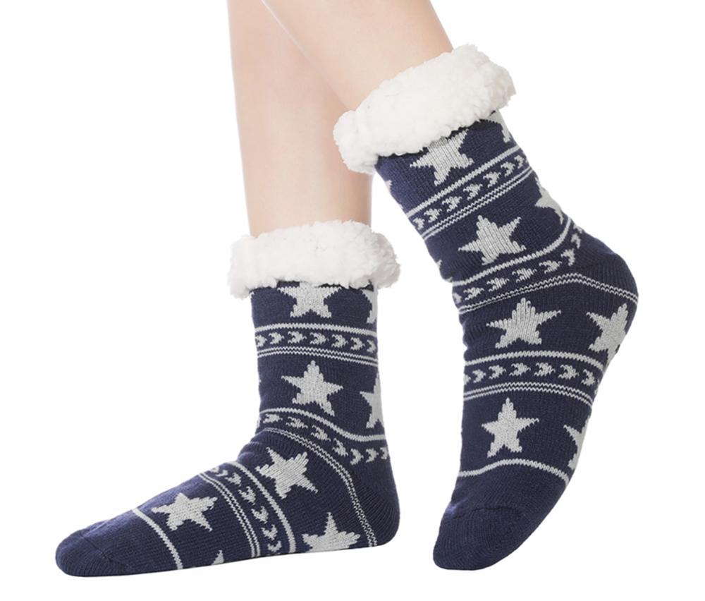 Chaussette Antidérapante Polaire Femme