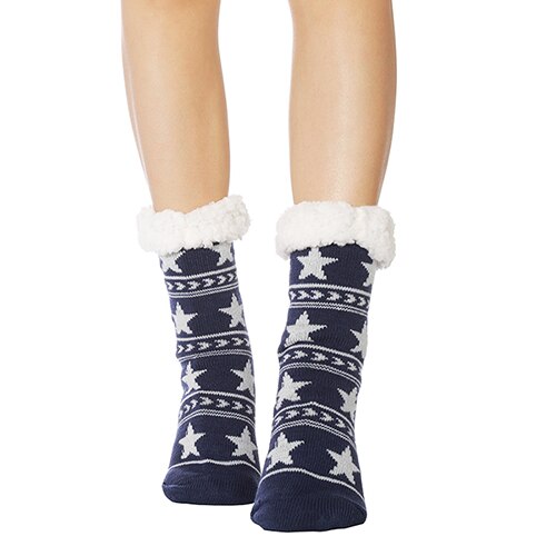 Chaussette Antidérapante Polaire Femme