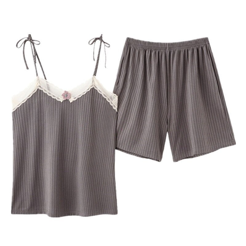 Pyjashort Ensemble Pour Femme