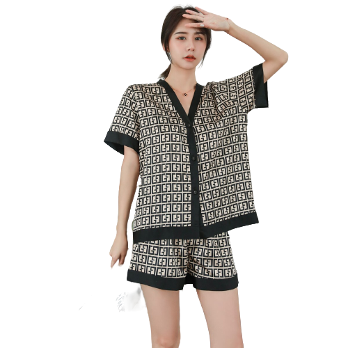 Pyjashort Boutonne Femme