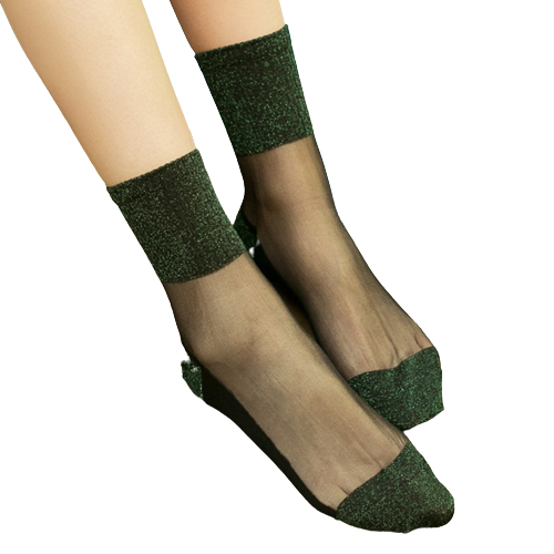 Chaussettes À Paillettes Femme