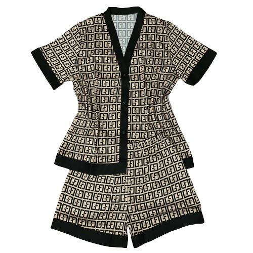Pyjashort Boutonne Femme