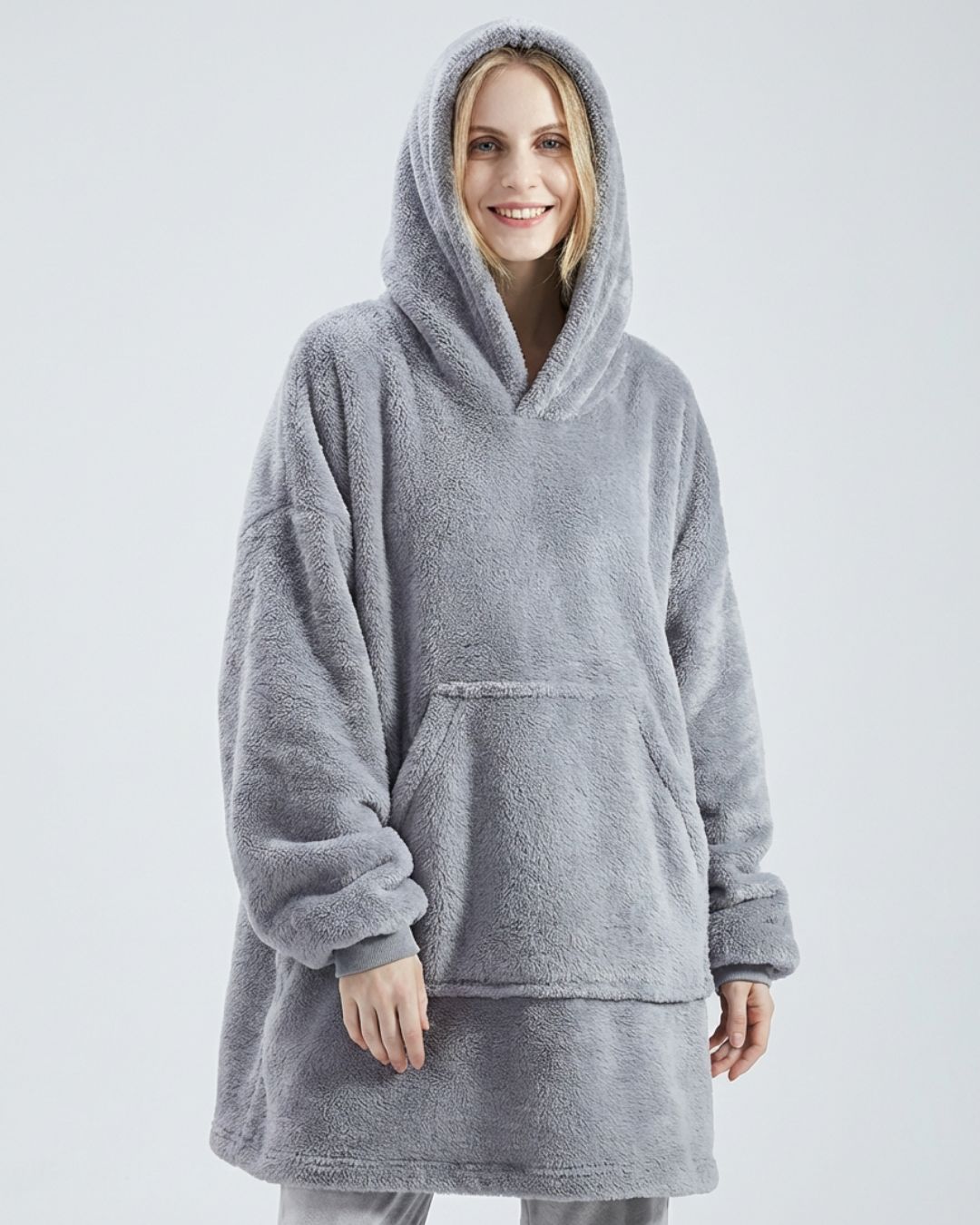 Sweat Plaid le Pull plaid Gris