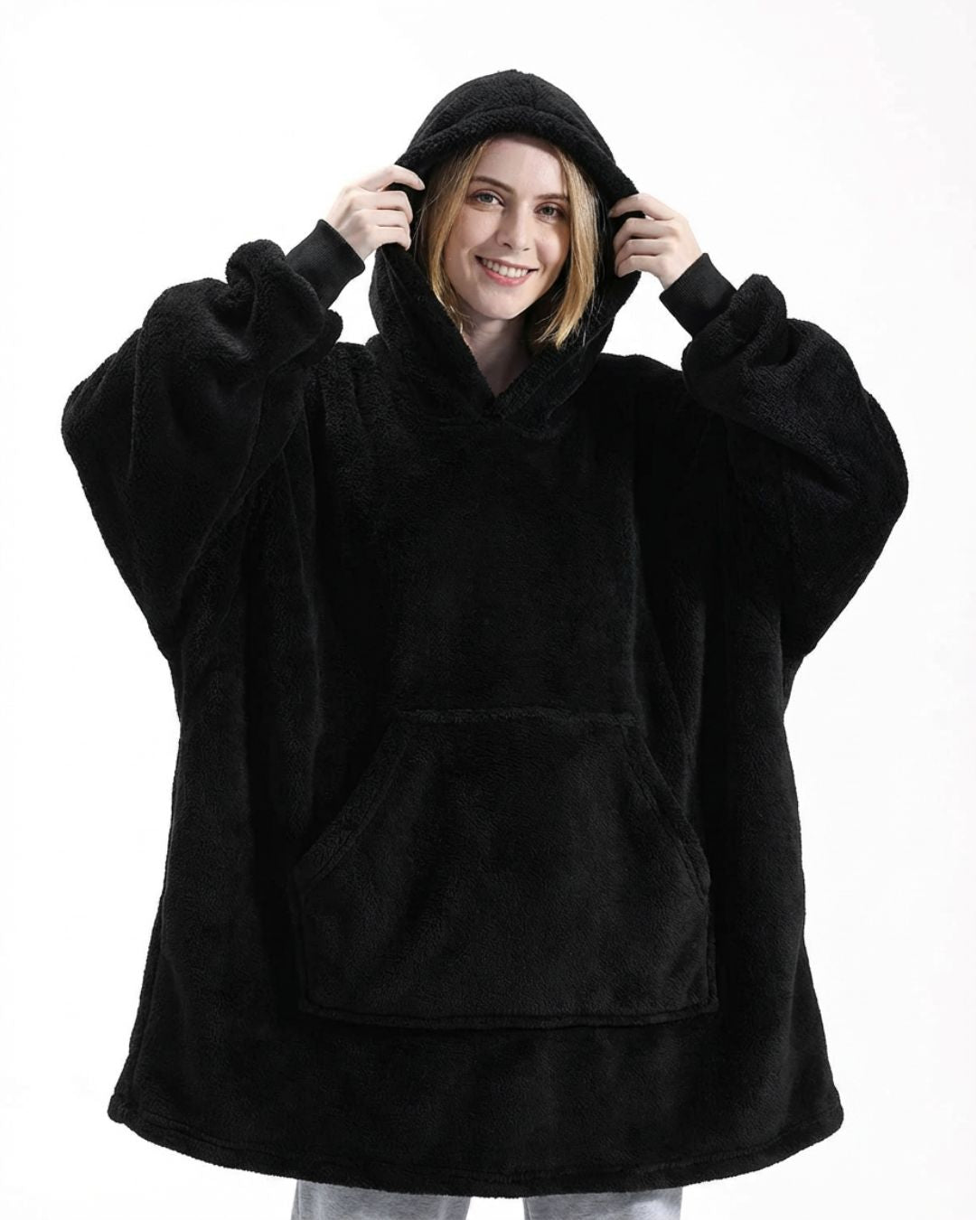 Sweat Plaid le Pull plaid noir