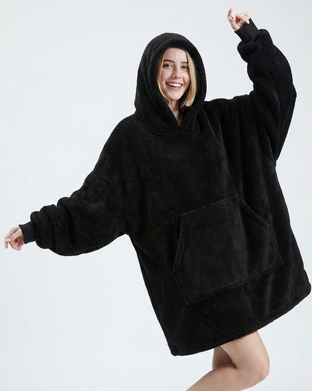 Sweat Plaid le Pull plaid noir