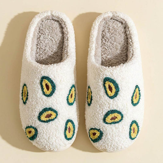 Chaussons avocat vue du dessus