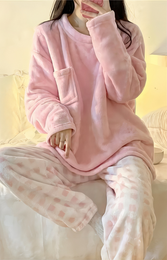 Ensemble de pyjama bicolore