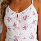 Ensemble Pyjama short motif à fleurs femme