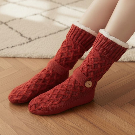 Chaussettes Pilou Rouge Et Blanc