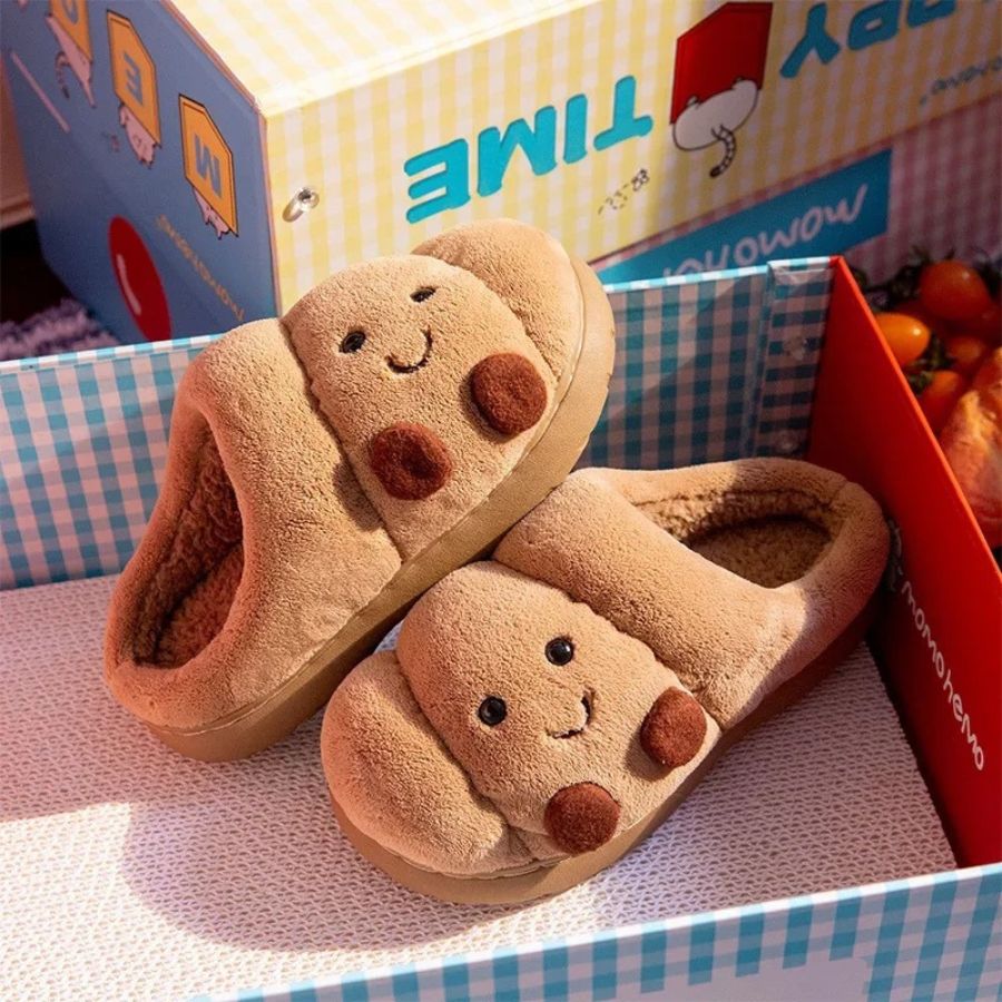 Chaussons croissant rigolo