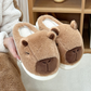 Chaussons motif capybara