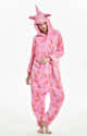 Pyjama Grenouillère Femme Velours Corail - Capuche Capybara/panda, Poches, Manches Longues, Doux Et Chaud Hiver - 1