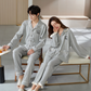 Pyjama gris Pilou pour couple
