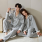 Pyjama gris Pilou pour couple