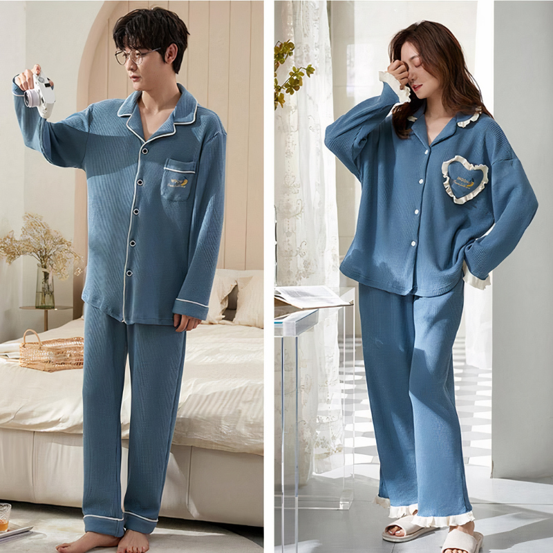 Pyjama Pilou pour couple assortis