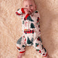 Ensemble Pyjama de noël motif arbre de noël et voiture