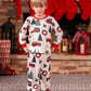 Ensemble Pyjama de noël motif arbre de noël et voiture