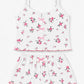Ensemble Pyjama short motif à fleurs femme