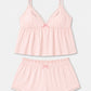 Ensemble pyjama mini short femme dentelle