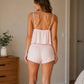 Ensemble pyjama mini short femme dentelle