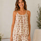 Ensemble pyjama short coton femme fleuri
