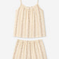 Ensemble pyjama short coton femme fleuri