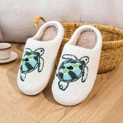 Pantoufles tortues