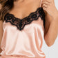 Pyjashort Femme dentelle florale