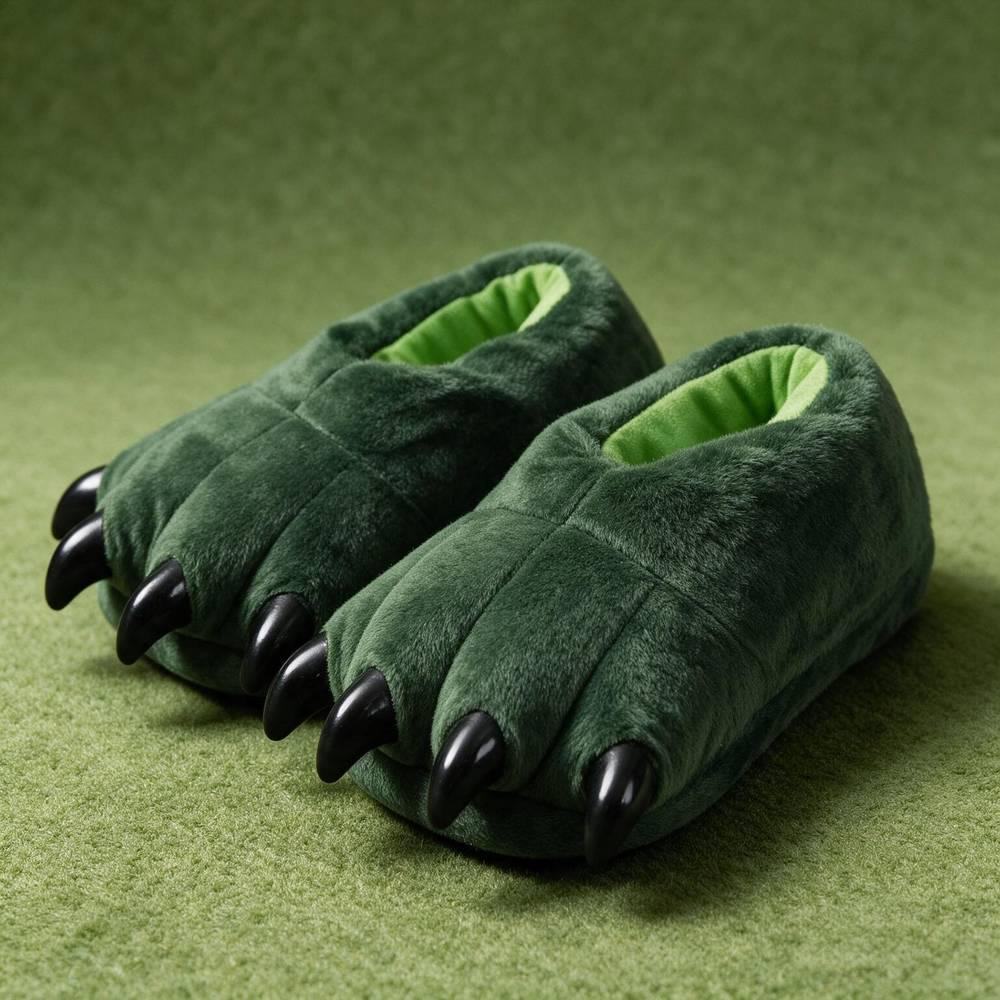 Chausson dragon femme, trois quarts