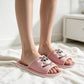 Chausson hibou femme porté