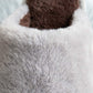 Chausson hippopotame, détail de la matière