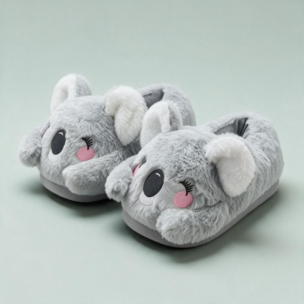 Chausson koala femme, trois quarts