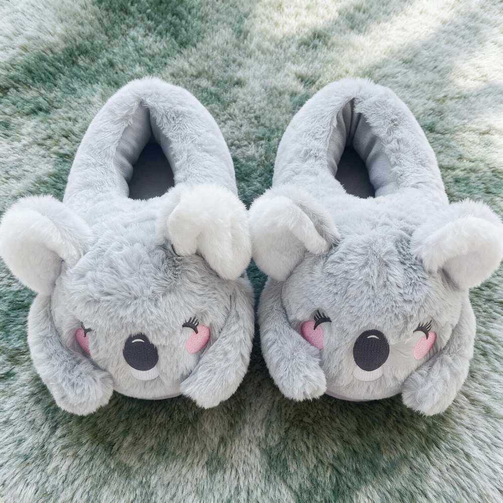 Chausson koala femme, vue du dessus