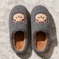 Chausson ours gris